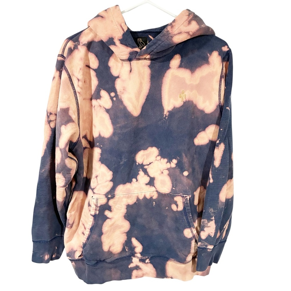 Drake OVO Octobers Very Own Tie Dye Pullover Hooded Sweatshirt Size XL